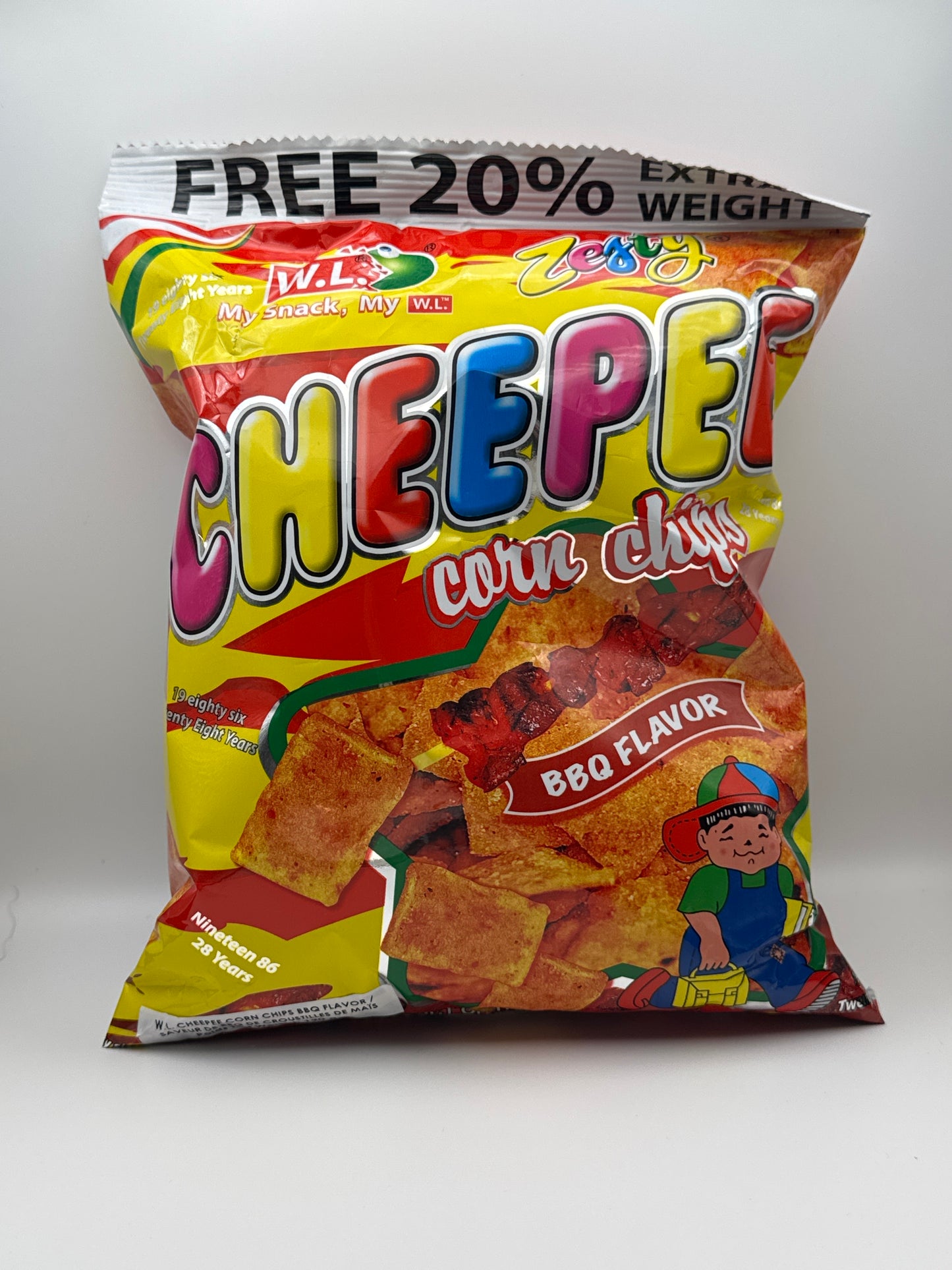 Cheepee Corn Chips BBQ Flavor 120g