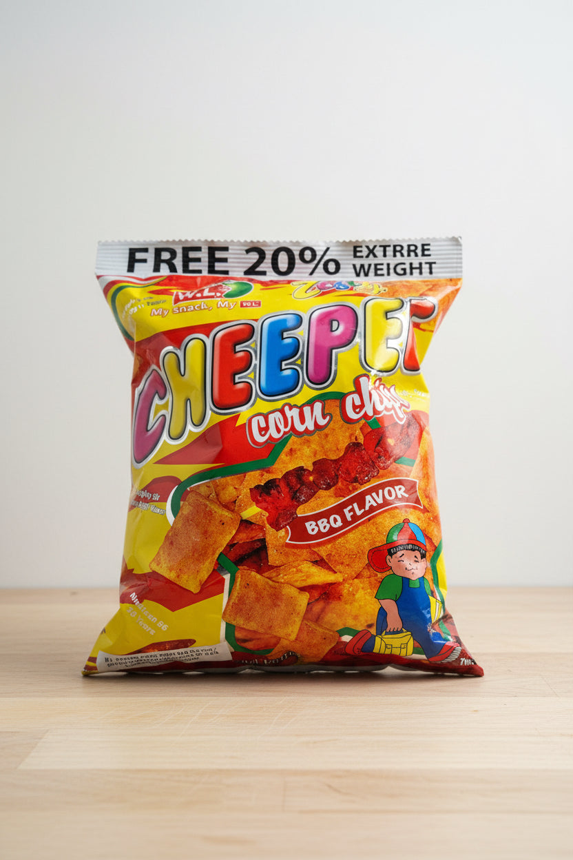 Cheepee Corn Chips BBQ Flavor 120g