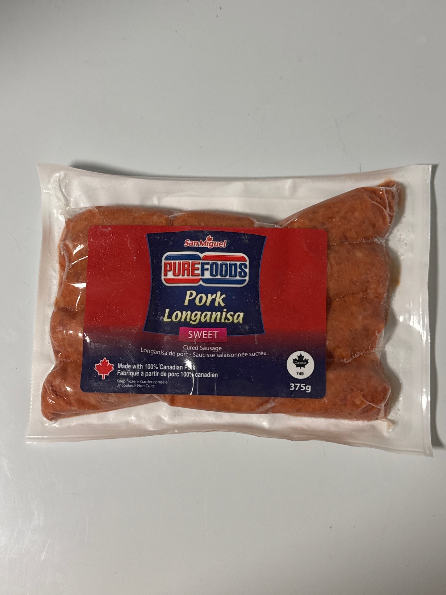 Purefoods Pork Longanisa Sweet 375g