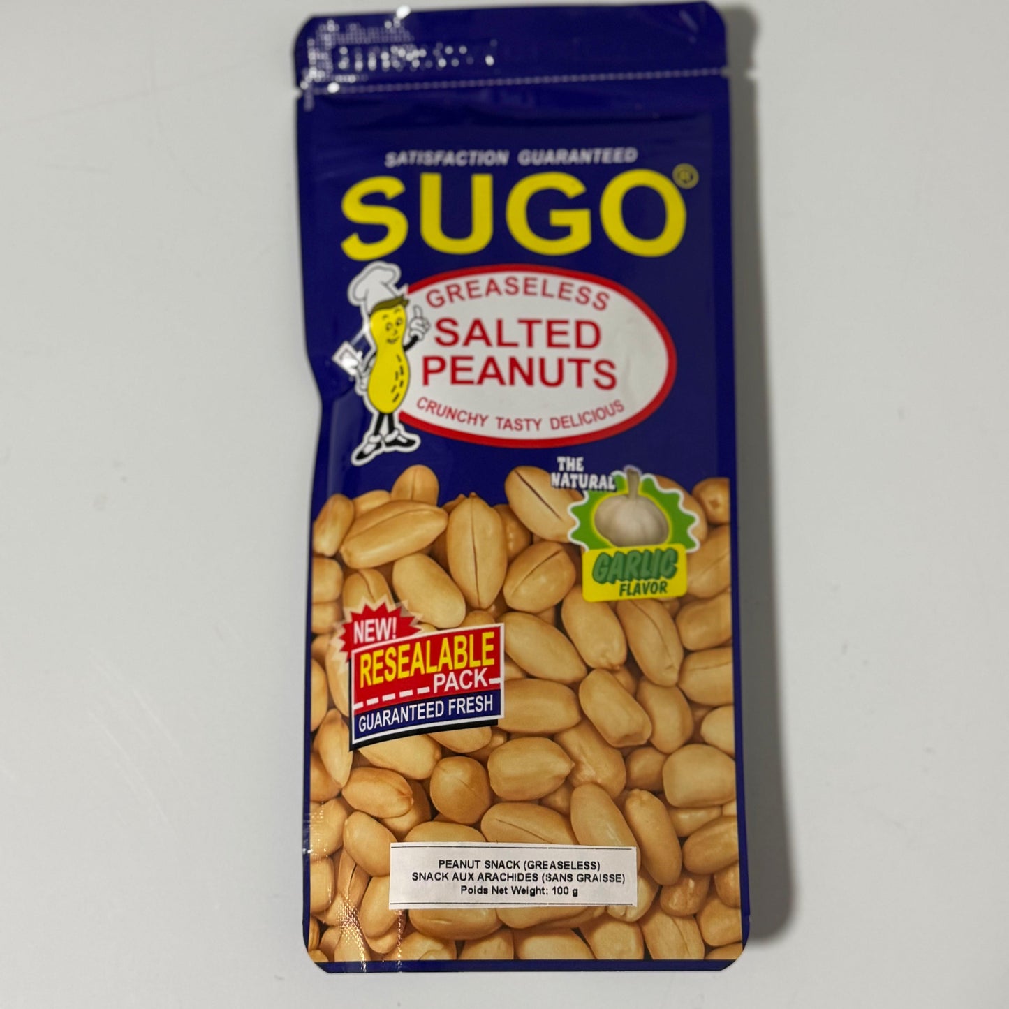 Sugo Greaseless Salted Peanuts 100g