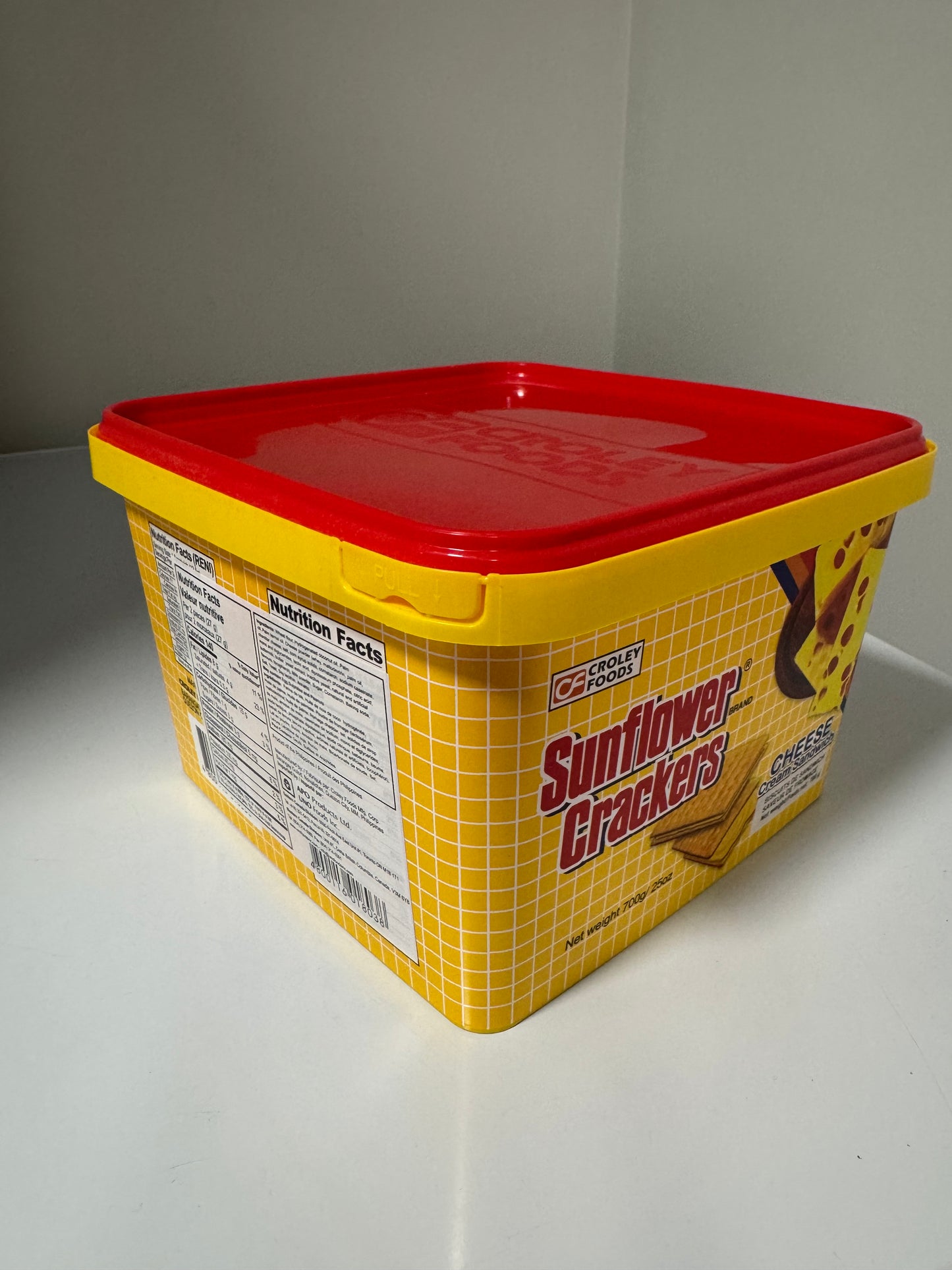 Sunflower Crackers Cheese Cream Sandwich Flavor 700g