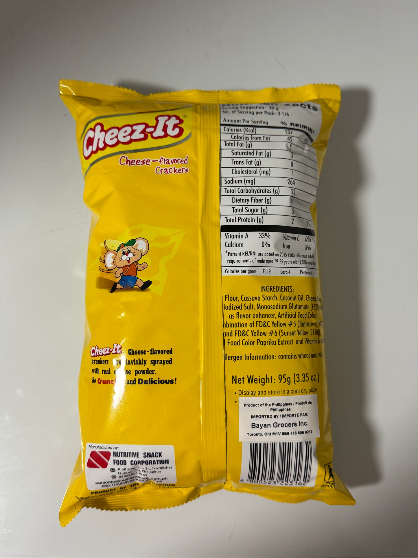 Cheez-It Cheese Flavored Snack 95g