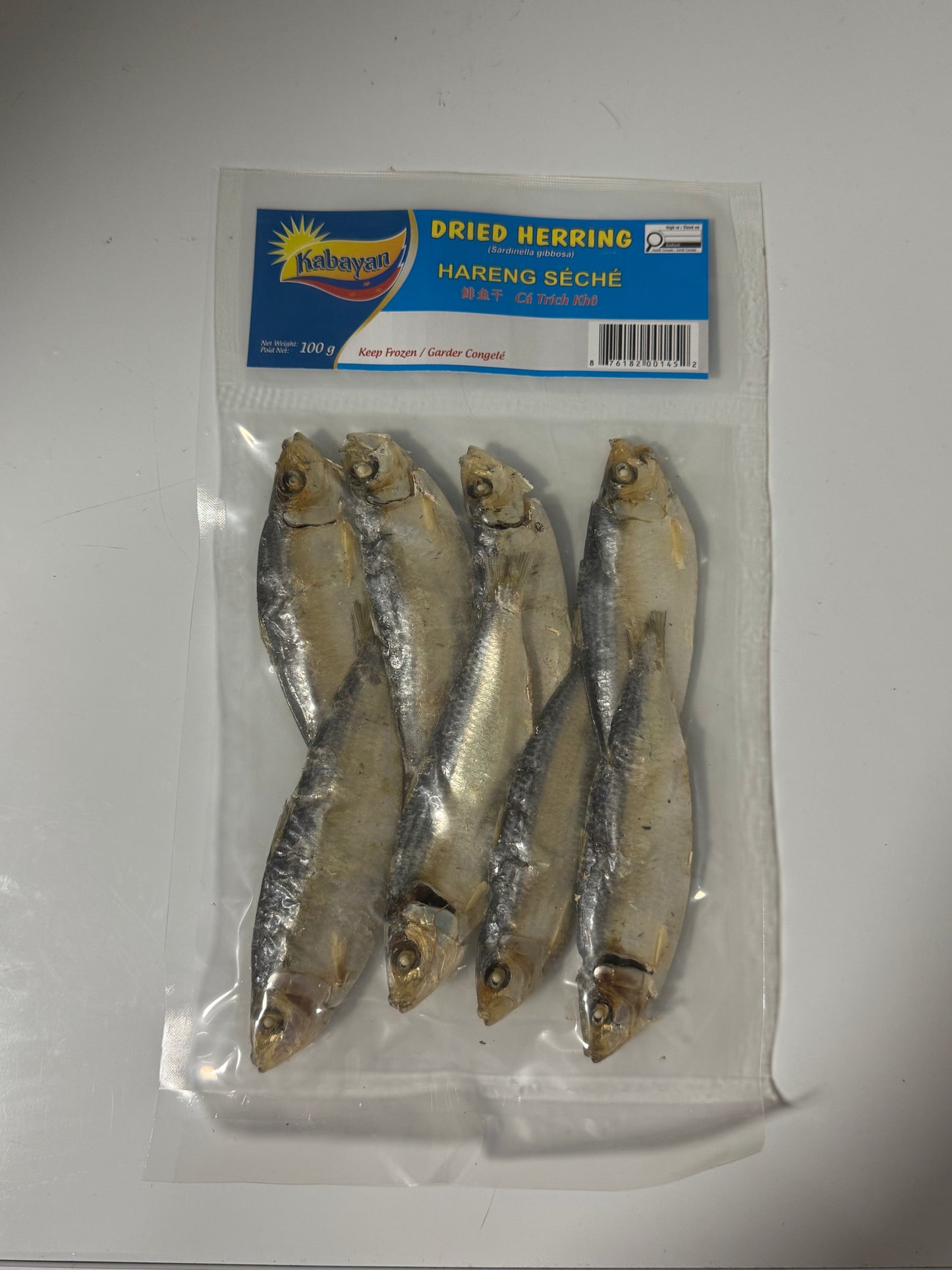 Kabayan Dried Herring (Tuyo) 100g