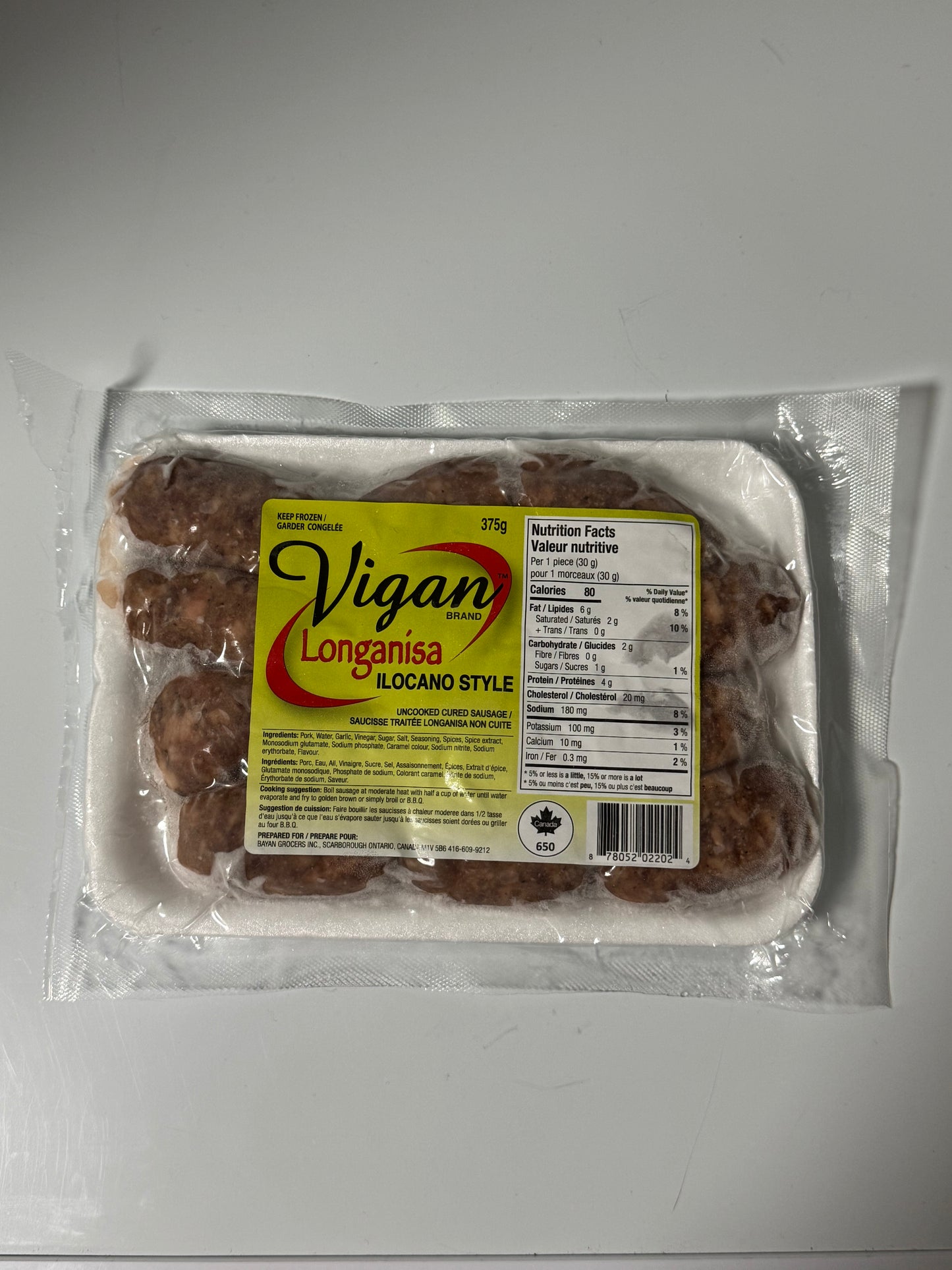 Vigan Longganisa Ilocano Style 375g