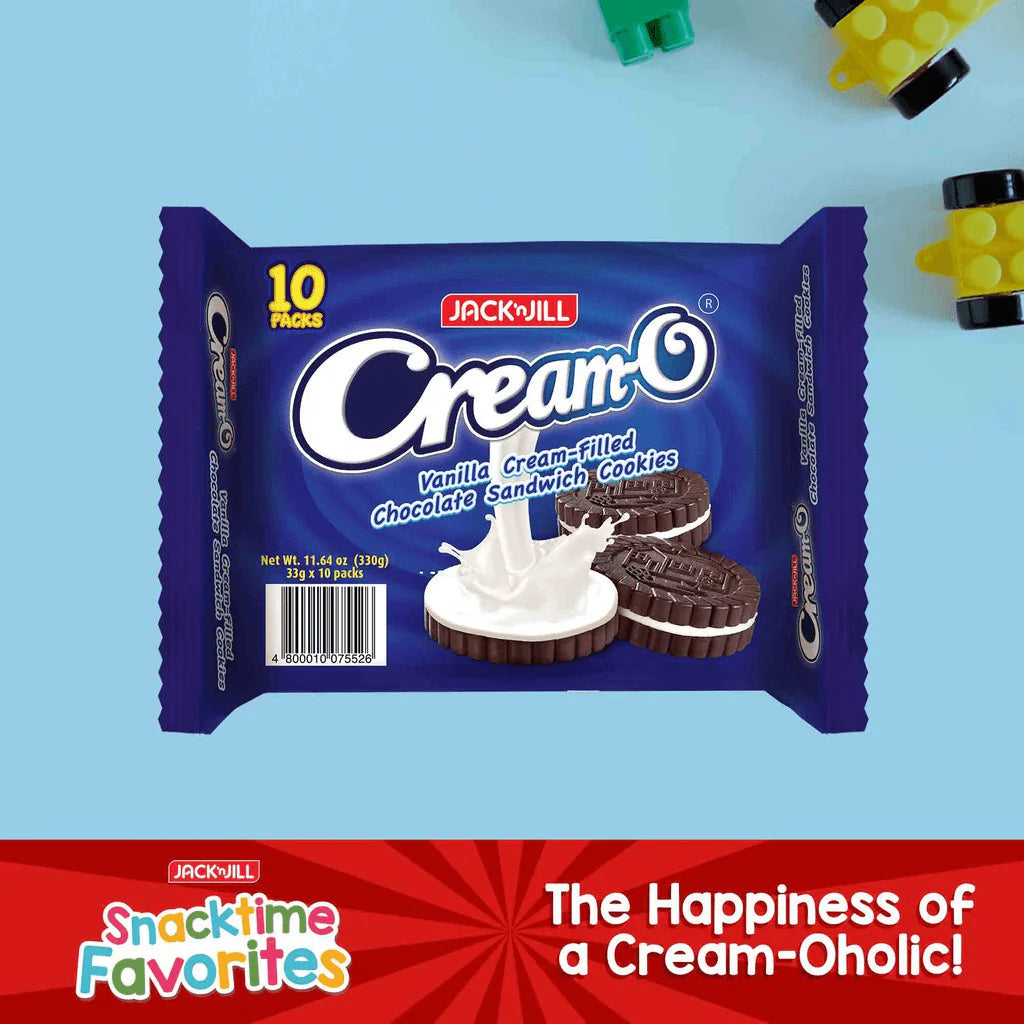 Jack 'n Jill Cream-O Vanilla 10x30g