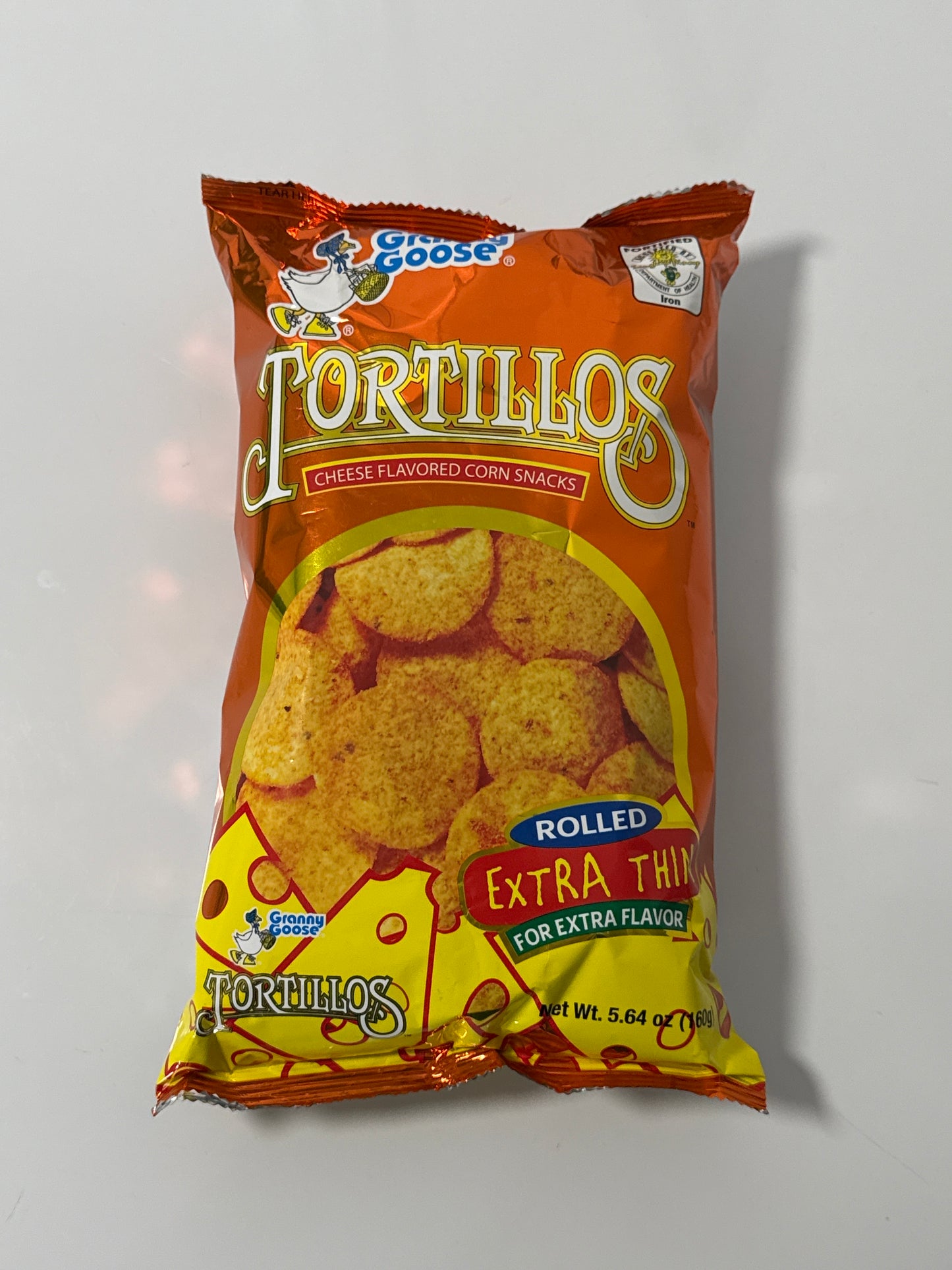 Tortillos Cheese Flavored Corn Snacks 160g