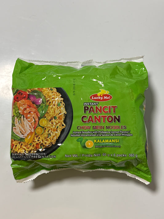 Lucky Me Instant Pancit Canton Kalamansi Flavor 6x60g