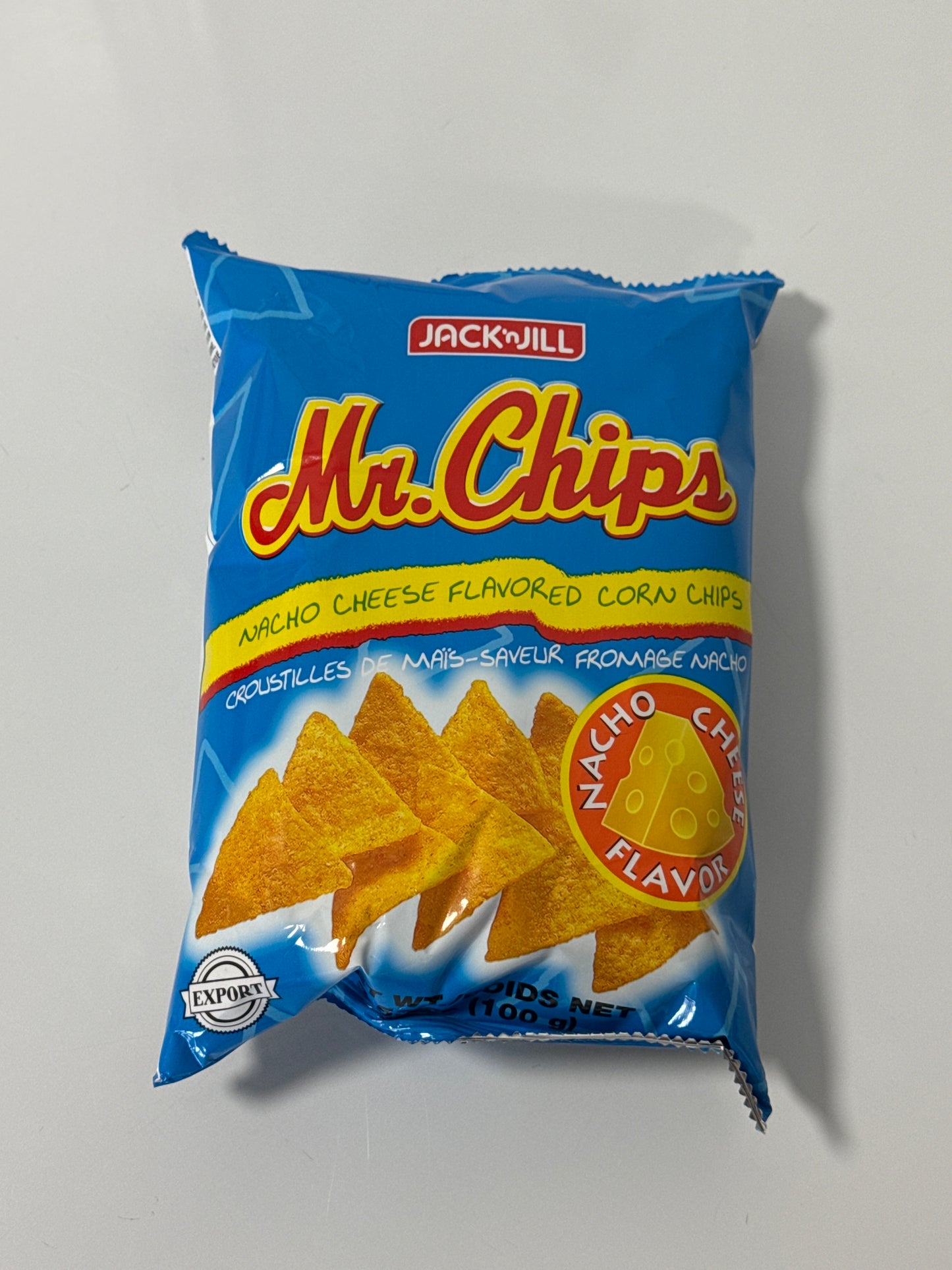 Mr. Chips Nacho Cheese Flavored Corn Chips 100g