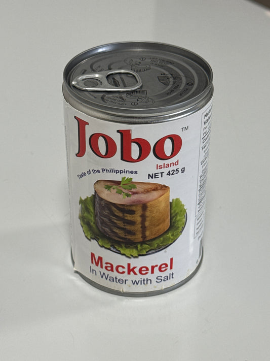 Jobo Mackarel in water and salt 425g