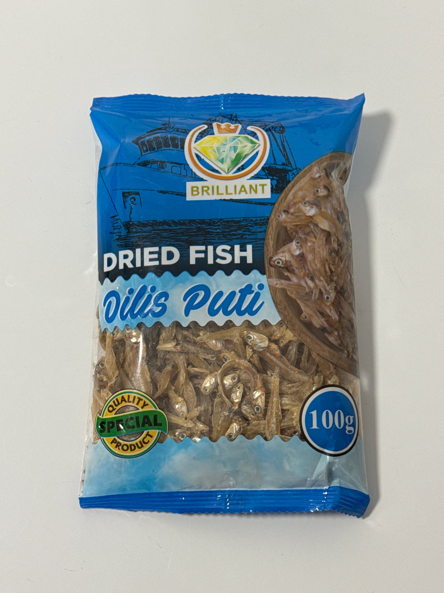 Dried Fish Dilis Puti 100g