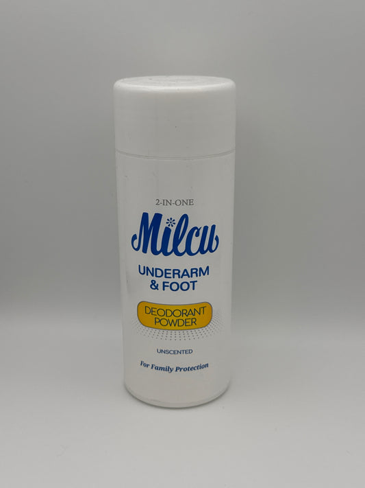 Milcu Underarm & Foot Deodorant Powder unscented 80g