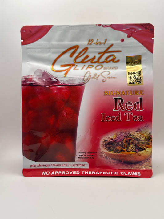 12-in-1 Gluta Lipo Red Iced Tea 10x25g