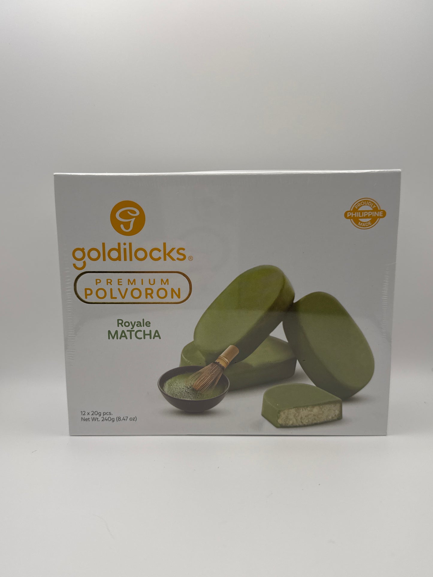 Goldilocks Premium Polvoron Royale Matcha 12x20g