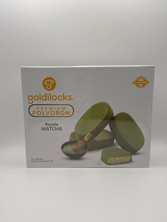Goldilocks Premium Polvoron Royale Matcha 12x20g