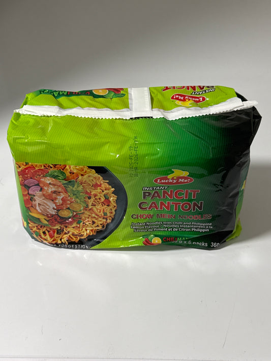 Lucky Me Instant Pancit Canton Chilimansi Flavor 6x60g