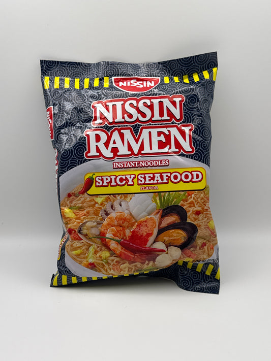 Nissin Ramen Instant Noodles Spicy Seafood Flavor 55g
