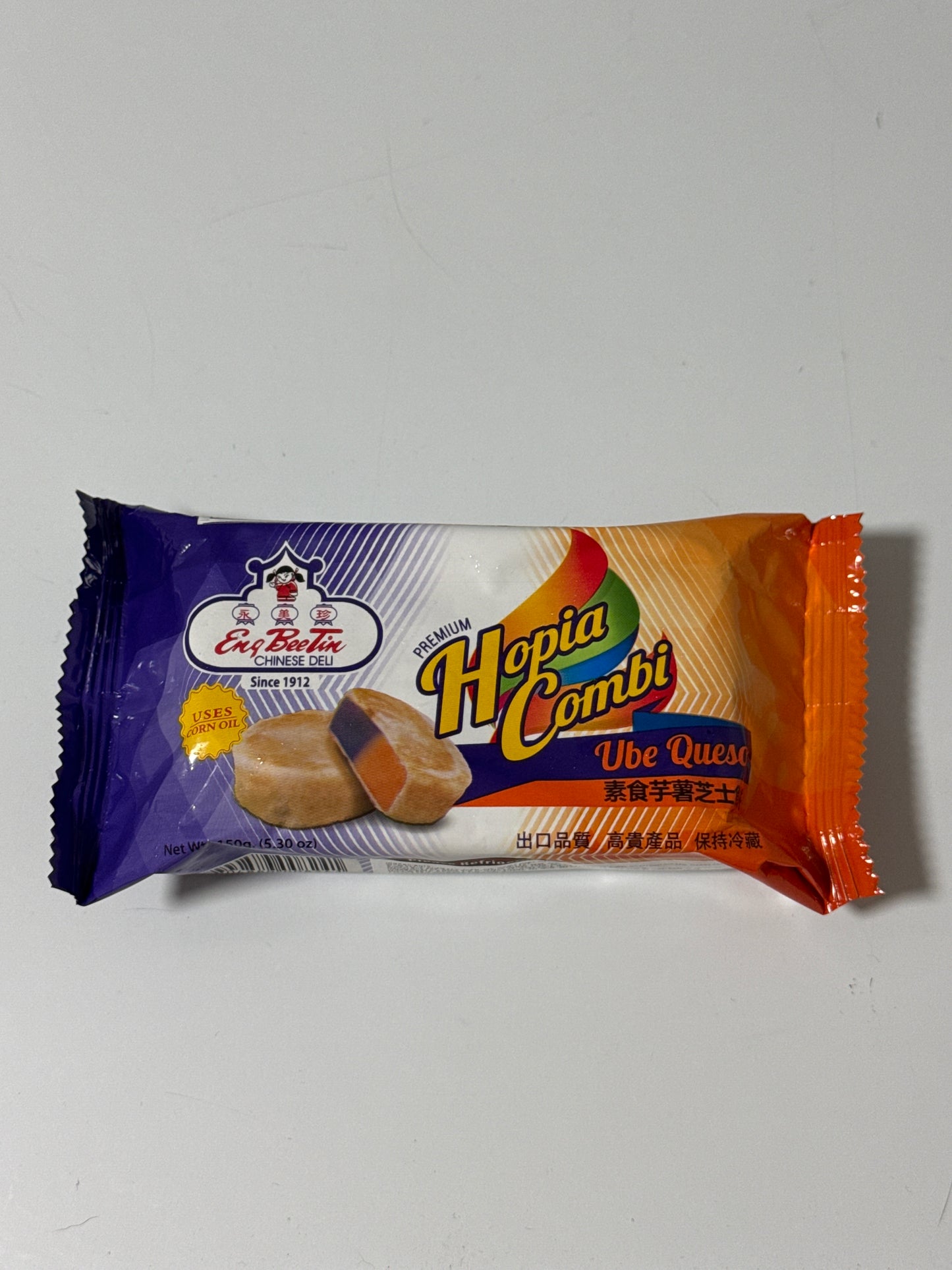 Eng Bee Tin Hopia Combi Ube Quezo 150g