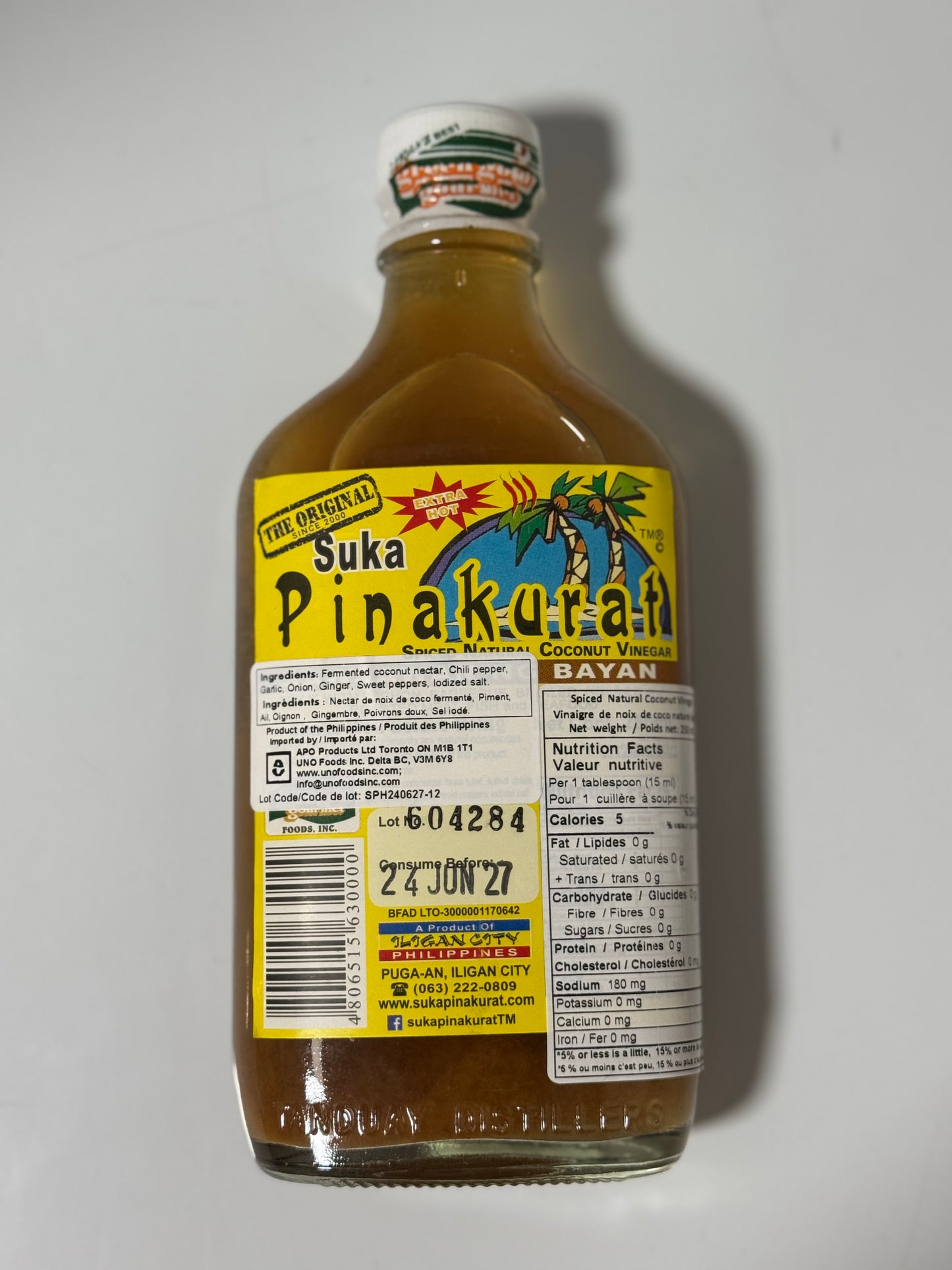 Suka Pinakurat Spiced Natural Coconut Vinegar 250ml
