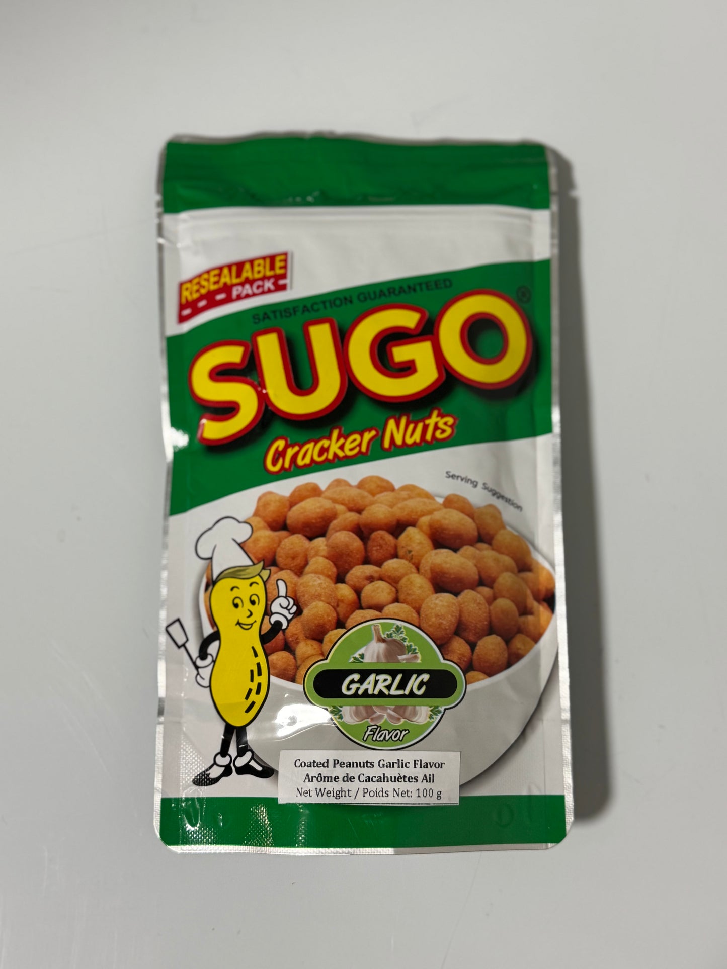 Sugo Cracker Nuts Garlic Flavor 100g