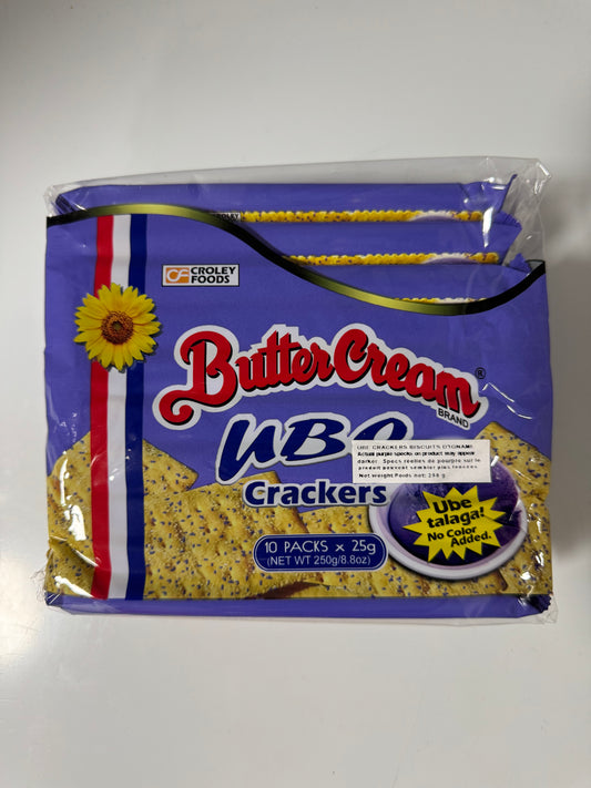 Butter Cream Ube Cracker Biscuits 10x25g