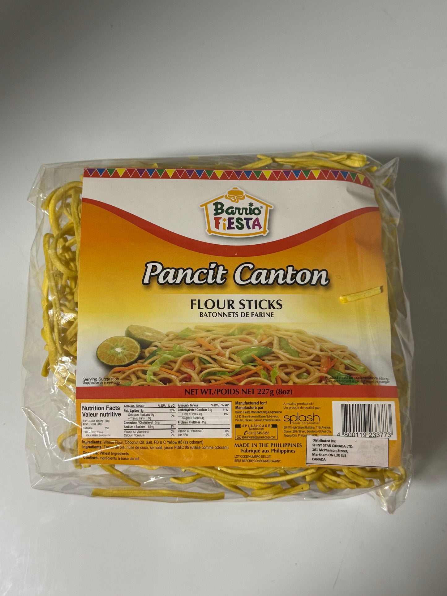 Barrio Fiesta Pansit Canton Flour Sticks 227g