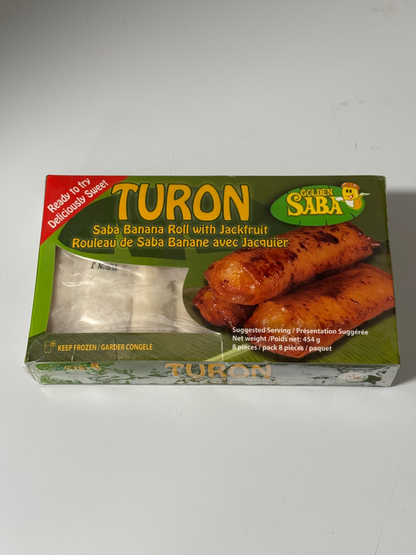 Golden Saba Turon Saba Banana Roll with Jackfruit 8pcs / 454g