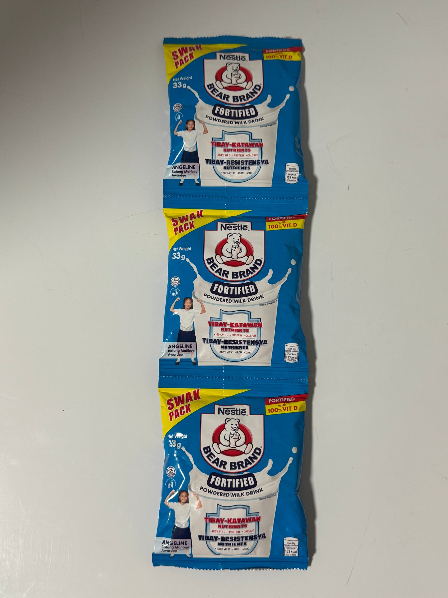 Bear Brand Fortified Powdered Milk Drink 3x33g