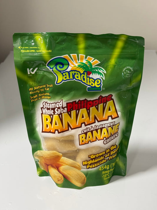 Paradise Steam Whole Banana (Saba) 454g